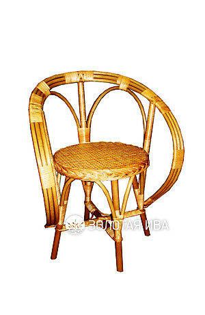 Плетёное кресло Чебурашка