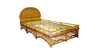 Кровать плетеная